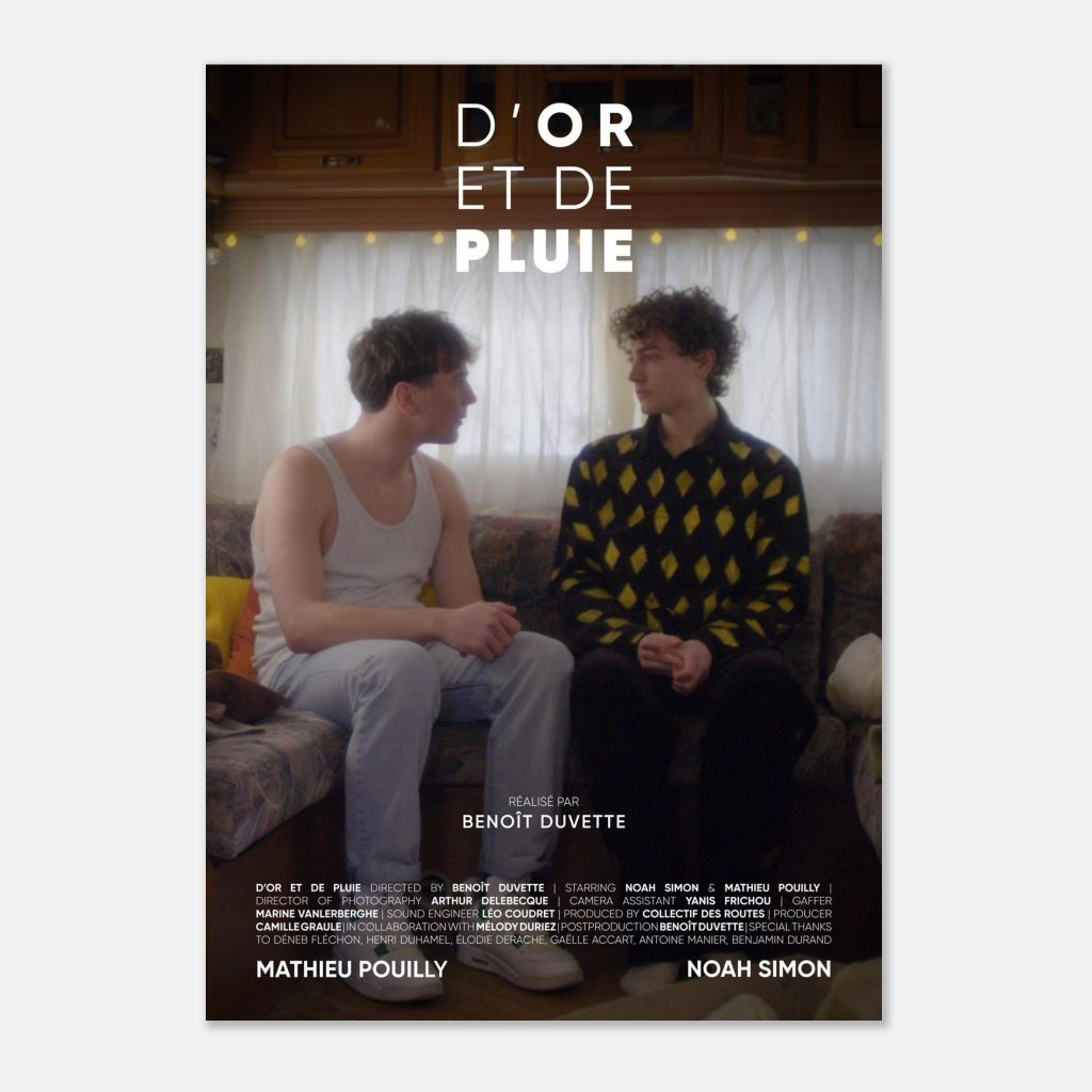 Gold and Rain - Poster A3